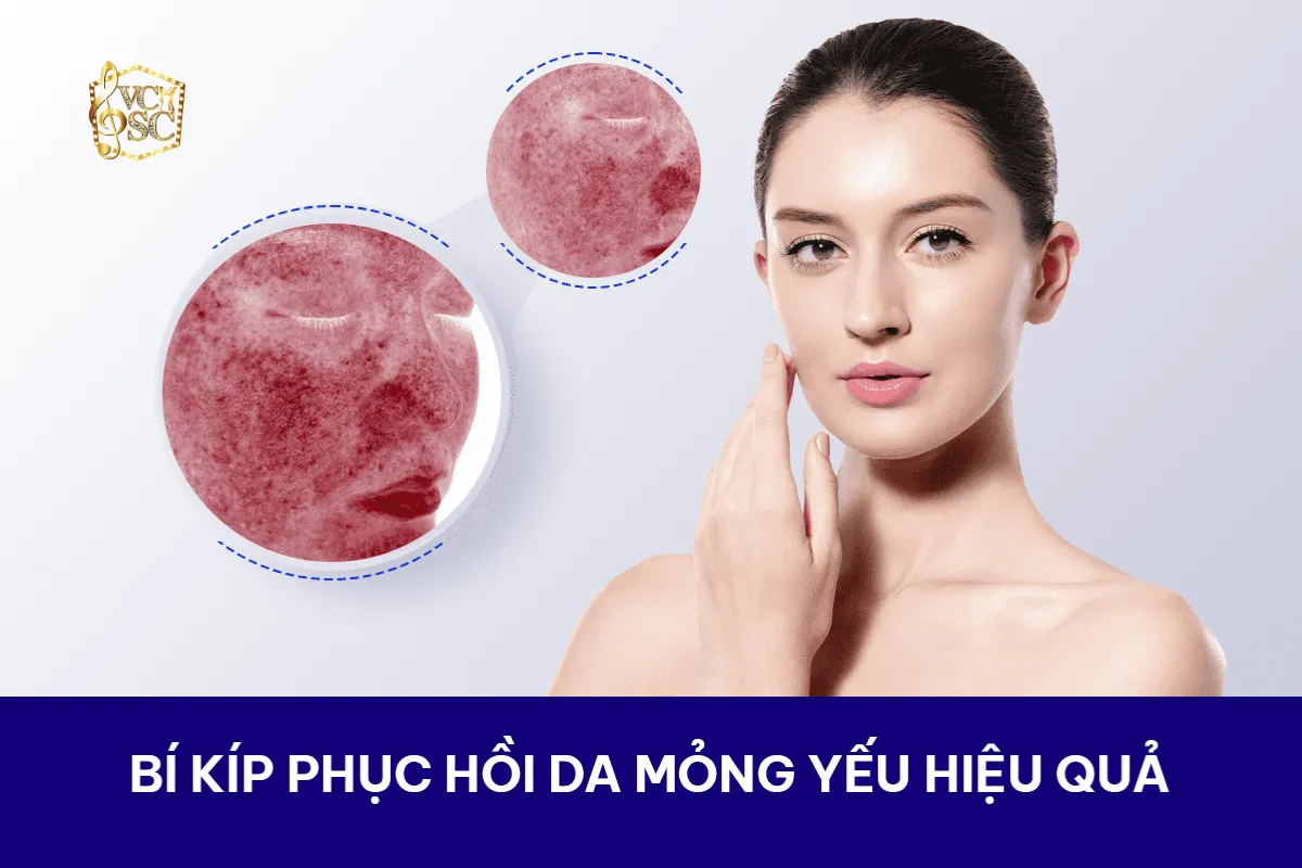5 Cách Phục Hồi Da Mỏng Yếu, Lộ Mao Mạch Và Nhiễm Corticoid Tại Nhà