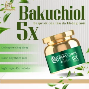 Bí quyết làn da không tuổi với kem dưỡng Bakuchiol 5X chính hãng