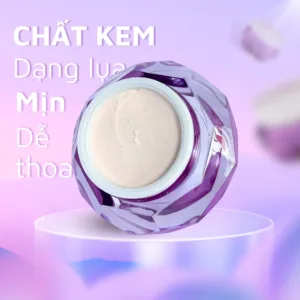 Cận cảnh chất kem dạng lụa mịn dễ thoa của kem Face Super X3