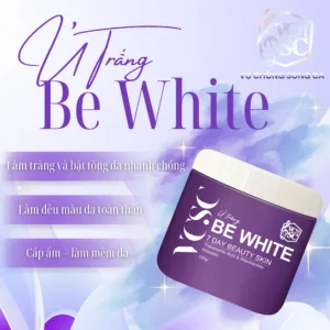 Công dụng làm trắng bật tông và cấp ẩm của kem ủ Be White