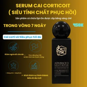 Serum cai corticoid giúp giảm ngứa đỏ và tái tạo da trong 7 ngày