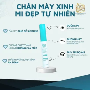 Serum dưỡng mi mày đầu cọ nhỏ thấm nhanh không cay mắt