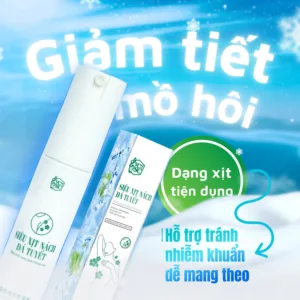 Siêu xịt nách đá tuyết kiểm soát mồ hôi lên đến 48h