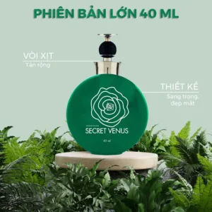 Thiết kế vòi xịt tán rộng sang trọng của nước hoa vùng kín Secret Venus