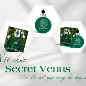 Xịt chút Secret Venus mở lối vào ngát hương cho chàng say mê