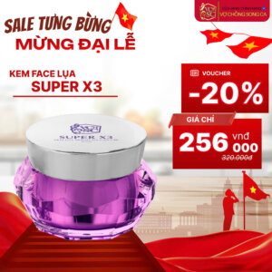 Kem Face Lụa Super X3 30g – Dưỡng Trắng Cấp Tốc, Mờ Nám